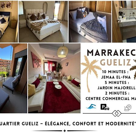 Appartement Neuf Climatise, Centre Marrakech. Marrákes Kültér fotó